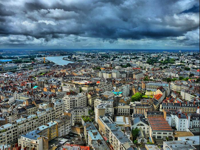 Nantes - Immobilier - CENTURY 21 Amara Immobilier - Nantes vue du haut de la tour de Bretagne