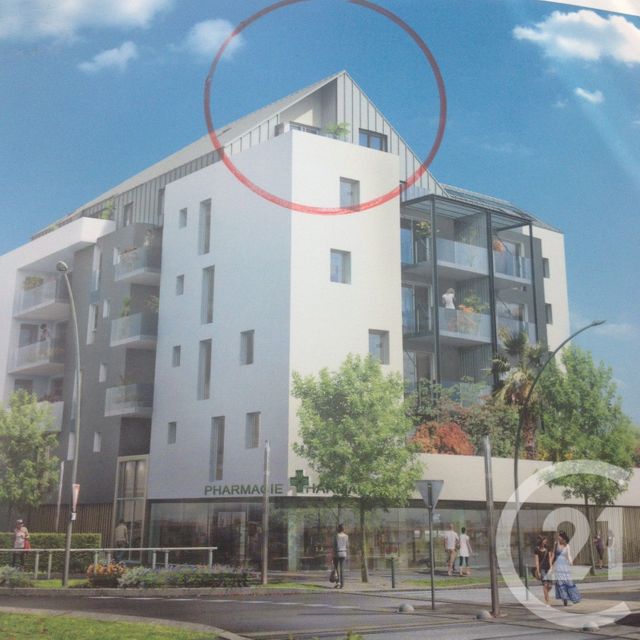 Appartement F1 bis à louer - 2 pièces - 31.3 m2 - NANTES - 44 - PAYS-DE-LOIRE - Century 21 Amara Immobilier